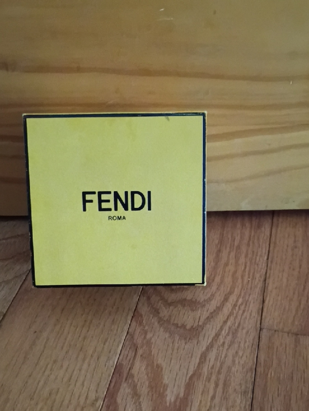 Fendi Yellow Logo Gift Box